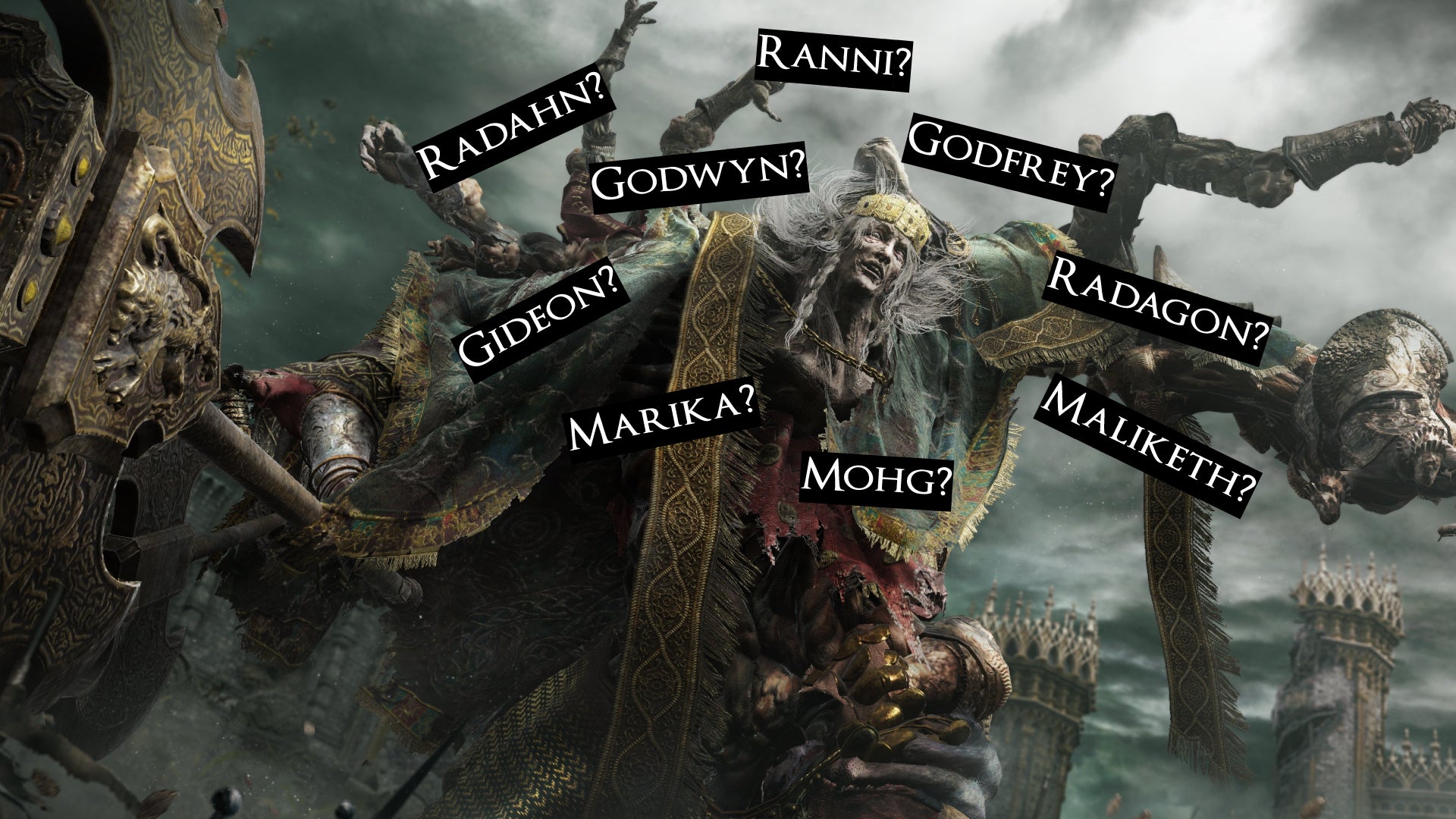 I hate how the stupid bosses in Elden Ring are all named after GRRM's initials